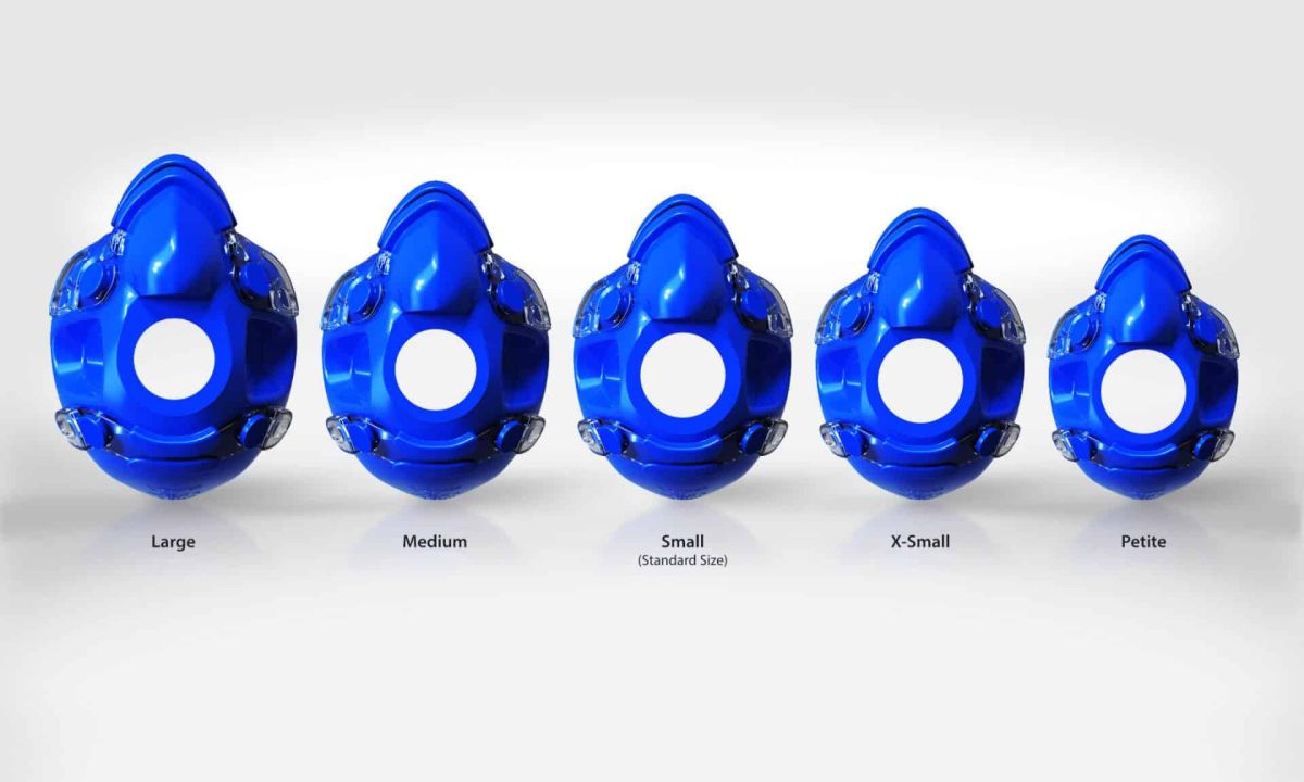 Vo2 master mask size comparison