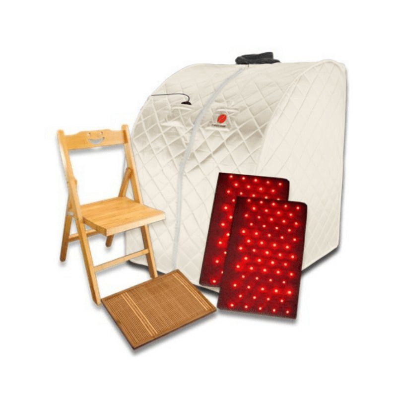 Therasage portable sauna heat set