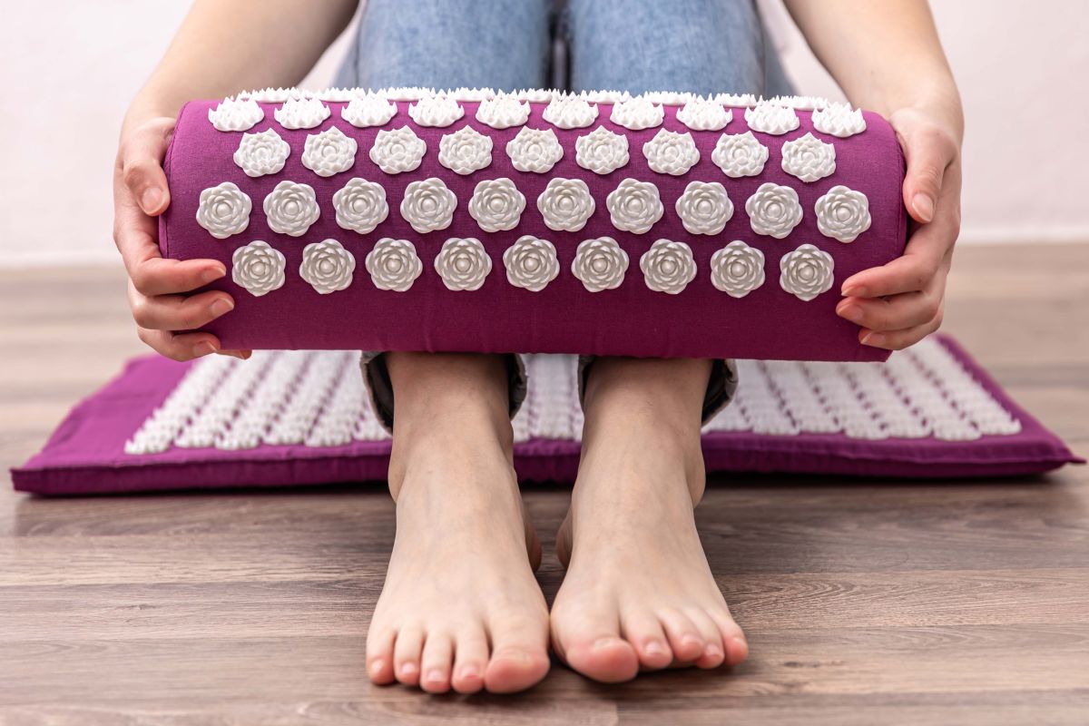 Purple massage acupuncture pillow and white massag 2023 11 27 04 54 49 utc