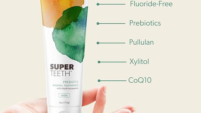 SuperTeeth Prebiotic Mineral Toothpaste - with Hydroxapatite